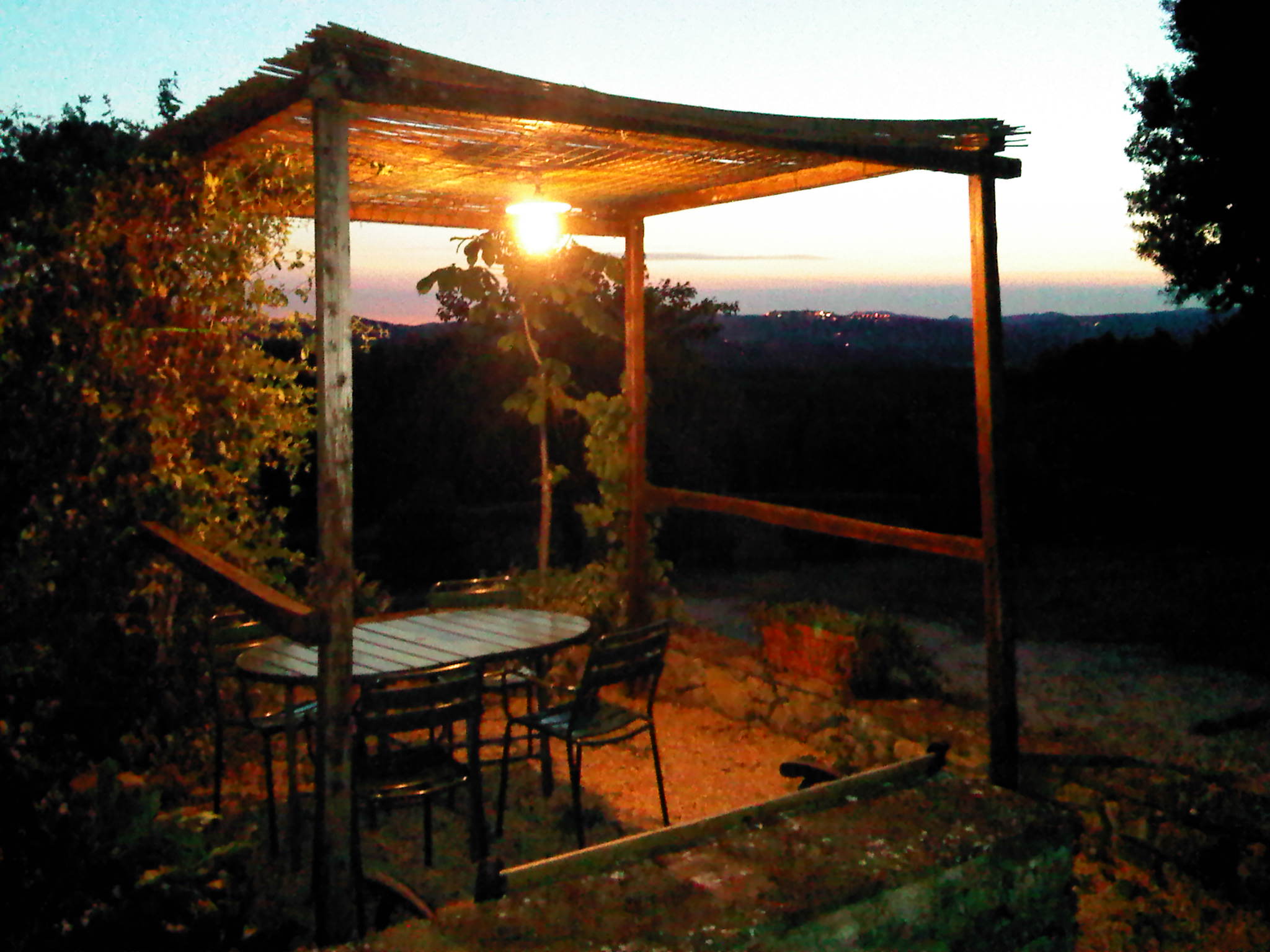 piccolo gazebo con vista panoramica