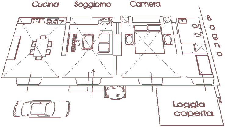 Planimetria appartamento gli ulivi